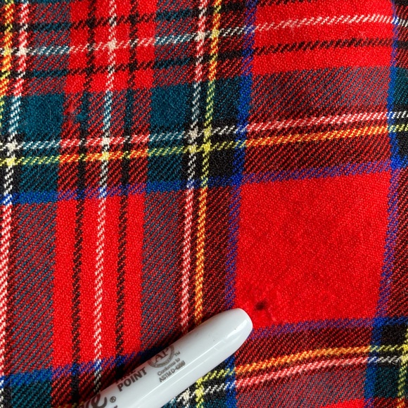 Vintage perfect little tartan wool vest women size XS - Picture 10 of 13